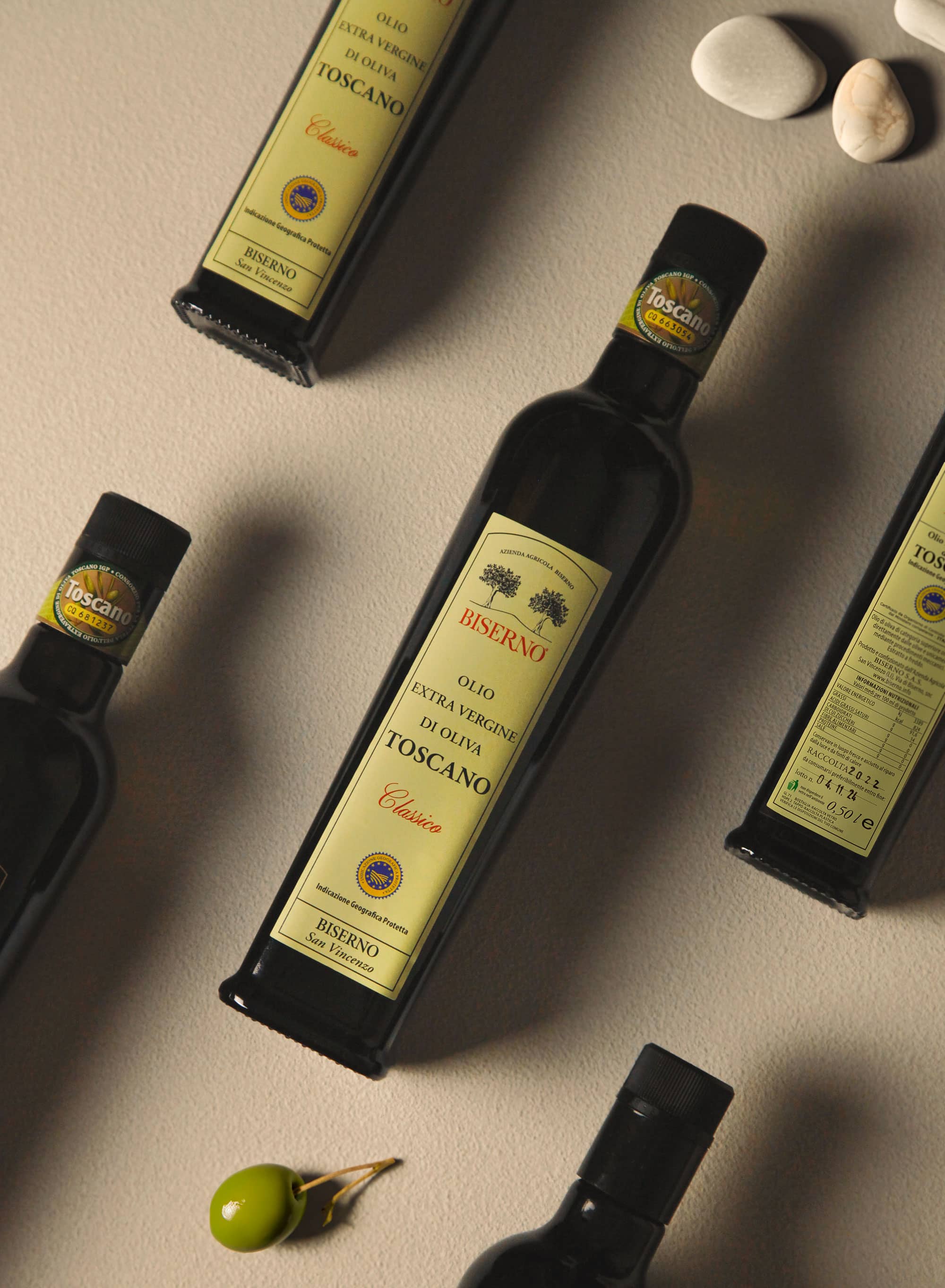 6 bottiglie | Olio Classico Biserno IGP 0,5L - campagna olearia 2024-2025