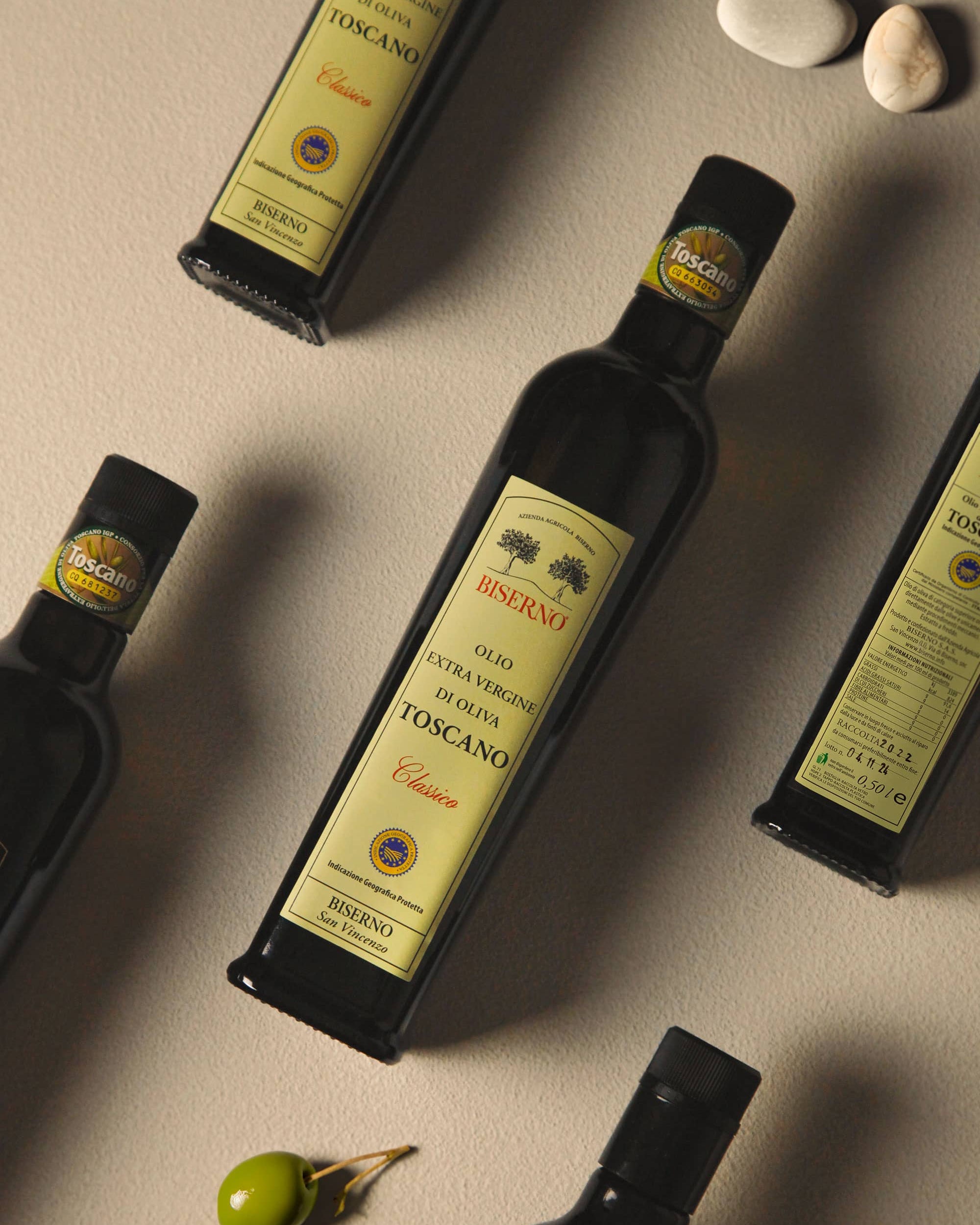 6 bottiglie | OLIO NUOVO Classico Biserno IGP 0,5L - campagna olearia 2025-2026